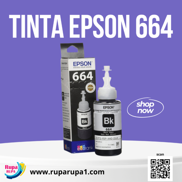 Tinta Epson 664 BK
