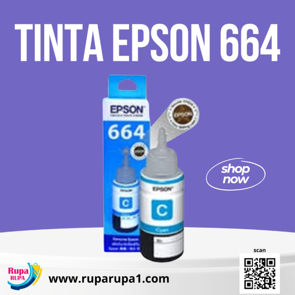 Tinta Epson 664 C