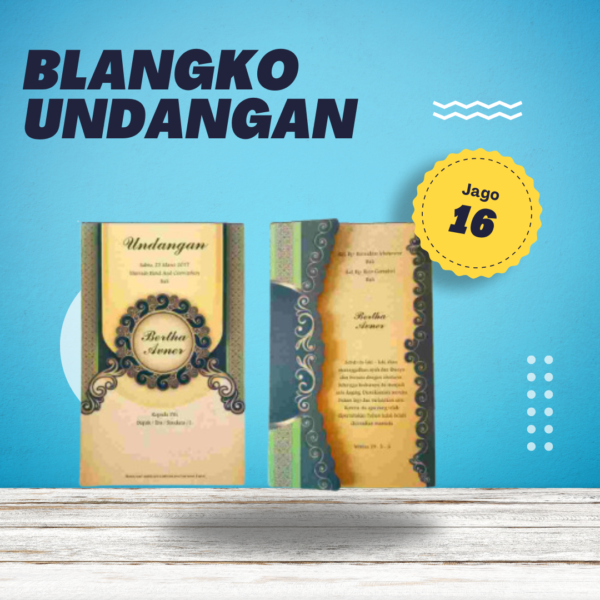 Undangan Blangko Jago 16