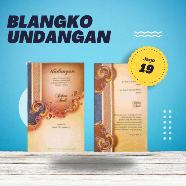 Undangan Blangko Jago 19
