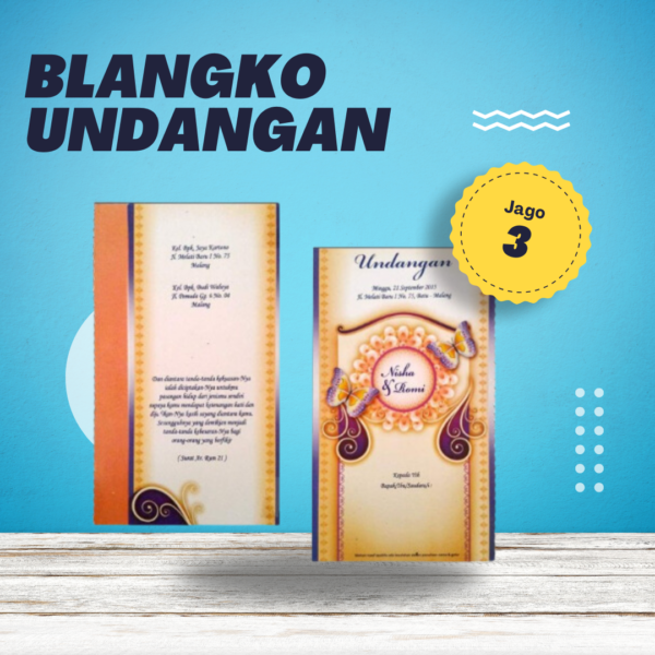 Undangan Blangko Jago 3