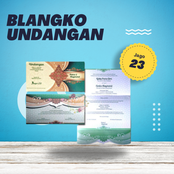 Undangan Blangko Jago 23