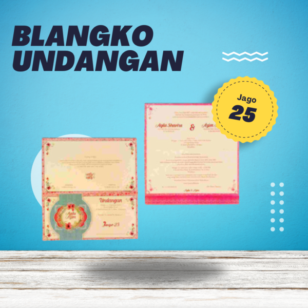 Undangan Blangko Jago 25