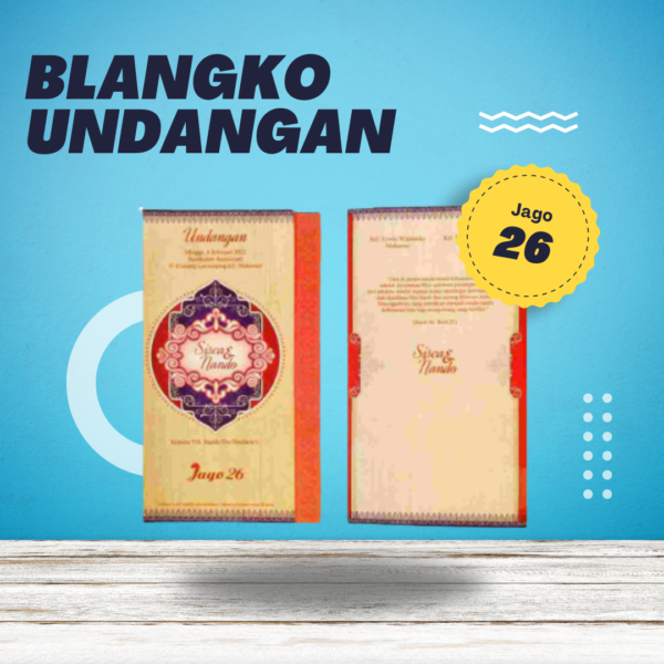 Undangan Blangko Jago 26