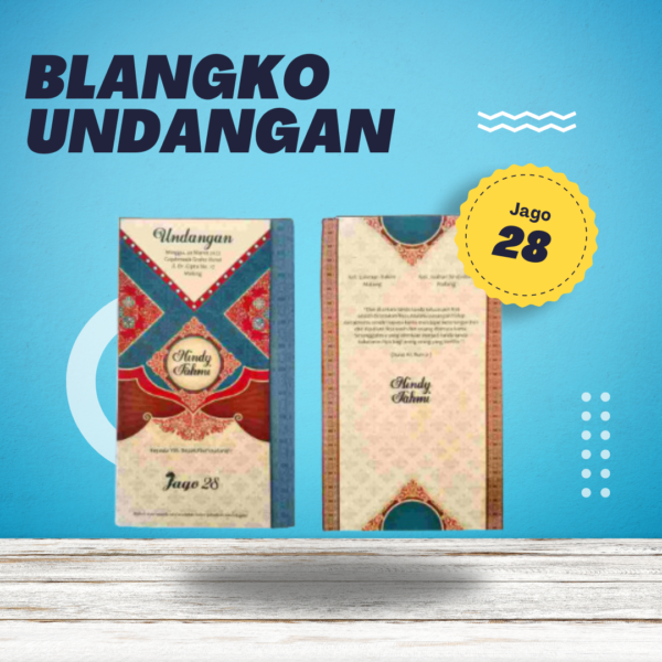 Undangan Blangko Jago 28