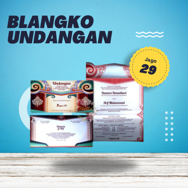 Undangan Blangko Jago 29