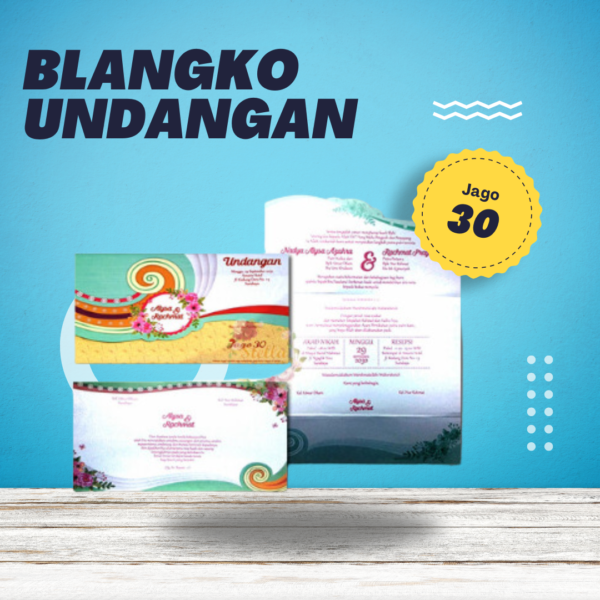 Undangan Blangko Jago 30