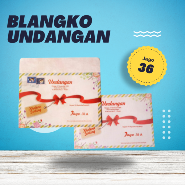 Undangan Blangko Jago 36