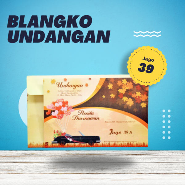 Undangan Blangko Jago 39