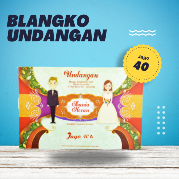Undangan Blangko Jago 40