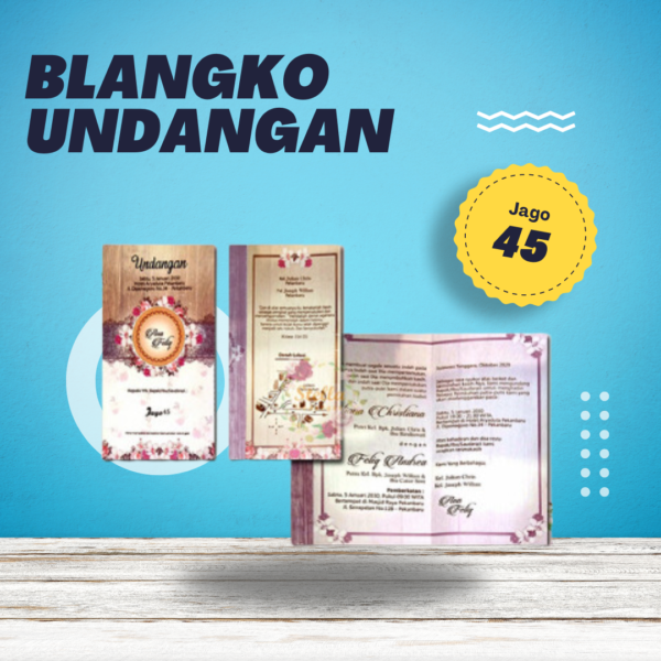 Undangan Blangko Jago 45