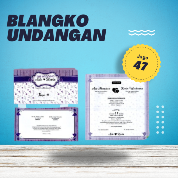 Undangan Blangko Jago 47