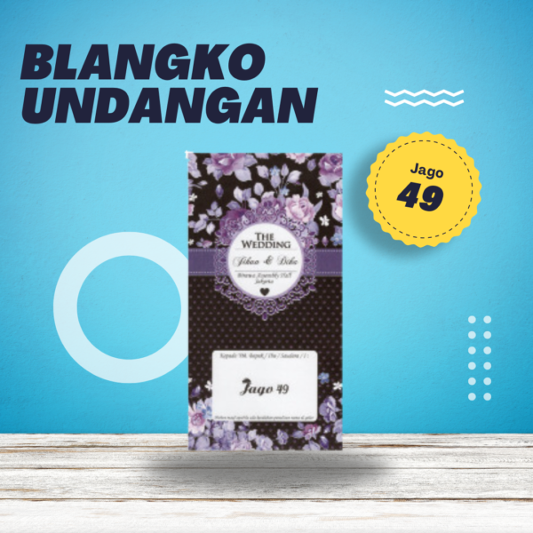 Undangan Blangko Jago 49