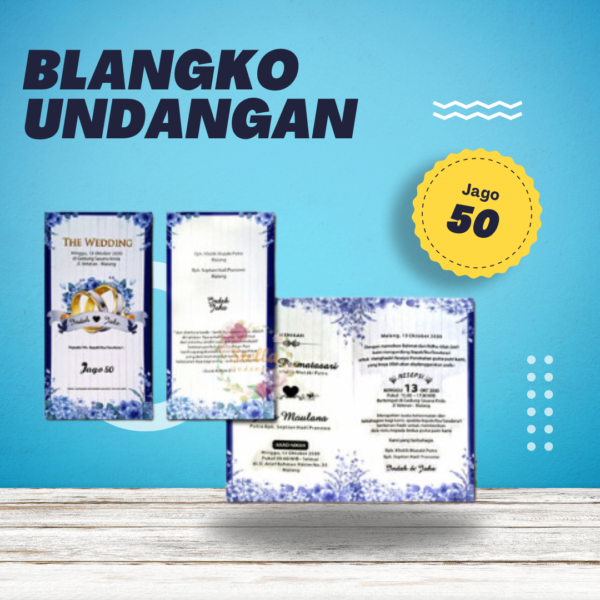Undangan Blangko Jago 50