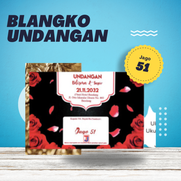 Undangan Blangko Jago 51