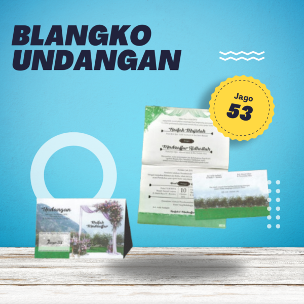 Undangan Blangko Jago 53