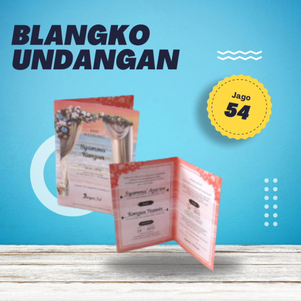 Undangan Blangko Jago 54