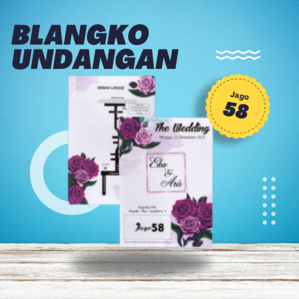 Undangan Blangko Jago 58