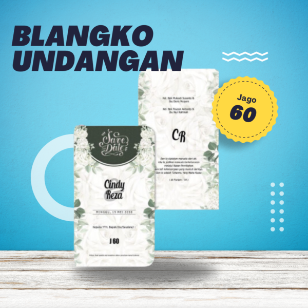 Undangan Blangko Jago 60