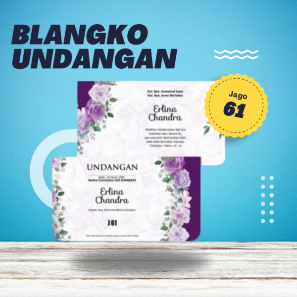 Undangan Blangko Jago 61