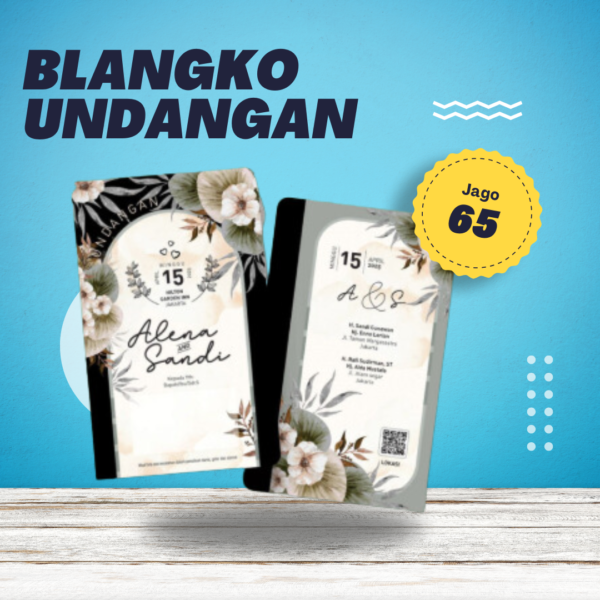 Undangan Blangko Jago 65