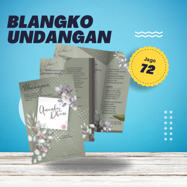 Undangan Blangko Jago 72