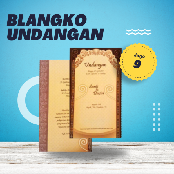 Undangan Blangko Jago 9