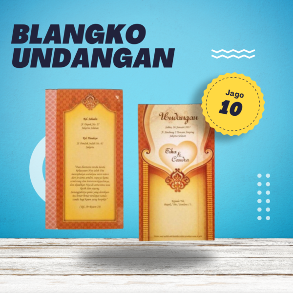 Undangan Blangko Jago 10
